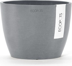 Ecopots bloempot Stockholm Mini 16 - Rond - Blue Grey - Diameter 16,2 x H12 cm
