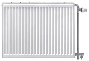 Stelrad Compact All In paneelradiator 40x80cm type 22 996watt 4 aansluitingen Staal Wit glans 214042208