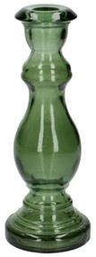 Kandelaar, recycled glas, groen
