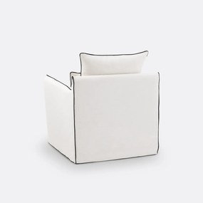 Fauteuilhoes, dik linnen, Odna