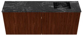 Mondiaz Joya DLux 100cm toiletmeubel ruby met wastafel faye rechts zonder kraangat lava