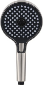 Ben Beam handdouche rond Ø13cm met 3 straalsoorten RVS-look
