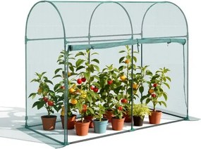 VEVOR plantenbeschermingstent, 1806x910x1500 mm, plantenbeschermingsnet met frame, deur met ritssluiting, winddicht, plantenkooi/kas voor verhoogde plantenbedden, buiten, tuin, terras