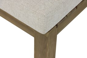 Santika Furniture Santika Arlington Ligbed Met Sahara Kussen Teak Old Teak Greywash