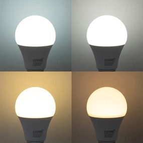 Set van 3 smart E27 dimbare LED lampen A60 9W 806 lm 2700K-6500K incl. Zigbee Smart Hub