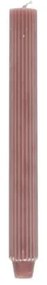 Dinerkaars geribbeld, mauve, 25 cm