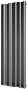 Plieger Antika Retto designradiator verticaal middenaansluiting 1800x595mm 2223W parelgrijs (pearl grey)