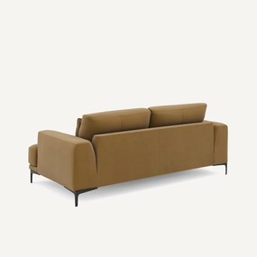 3-zitsbank in linnen fluweel, MARSILE