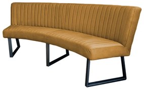 Eetkamerbank - Hengelo - stof Element goud 08 - geschikt voor ovale tafel 240 cm