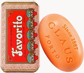 Handgemaakte zeep Favorito Rode Klaproos (rode bessen, groene bladeren)