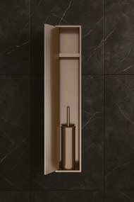 Hotbath &More inbouw toiletborstel en toiletrolhouder Tuscan brons