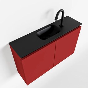 Mondiaz Ture 80cm toiletmeubel fire met wastafel urban midden 1 kraangat