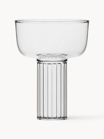 Handgemaakte champagneschaal Liberta van borosilicaatglas