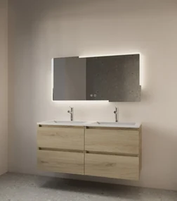 Gliss Design Melite spiegel met LED-verlichting en verwarming 180x70cm