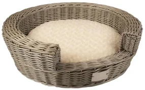 Duvo+ Huisdierenbed Provence met kussen wicker