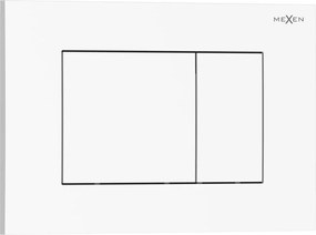 Mexen Tex 02 spoelknop, glanzend wit - 6102-01