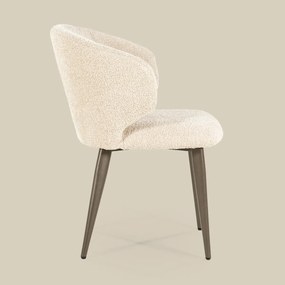 Eleonora Mateo Bruin Potige Eetstoel Beige