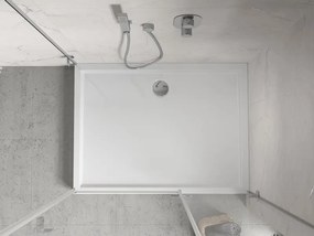 Mexen Flow+ rechthoekige douchebak 90 x 70 cm, wit glans - 46R107090H