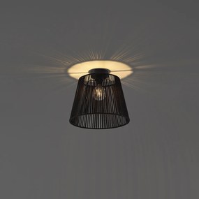 Japandi buiten plafondlamp met zwart touw IP54 - Jayla
