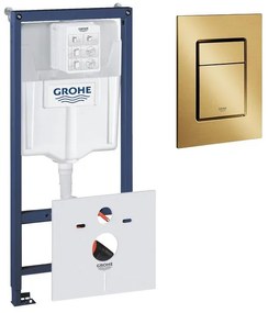 GROHE Rapid SL inbouwreservoir inclusief GROHE Skate cosmopolitan bedieningsplaat S-size Geborsteld Cool Sunrise 0729205/sw107647/sw242307/