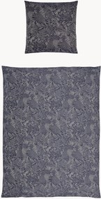 Katoenen jacquard dekbedovertrekset Farn
