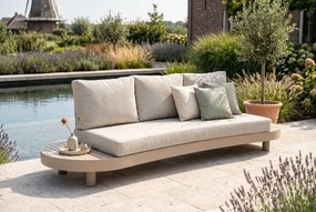 Stoel en Bank Loungeset 5 personen Aluminium Zand/Beige  Lifestyle Garden Furniture Organio/Mira