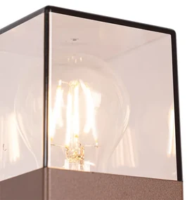 Smart staande buitenlamp met dimmer roestbruin 70 cm incl. Wifi P45 - Denmark Industriele / Industrie / Industrial E27 IP44 Buitenverlichting