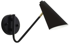 WANDLAMP APP1139-1W Zwart Goud