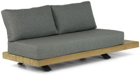 Hoek loungeset 6 personen Teak Old teak greywash  Santika Furniture Santika