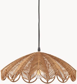 Dimbare hanglamp Flare van rotan
