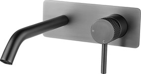 Mueller Clyde inbouw wastafelmengkraan verouderd ijzer PVD