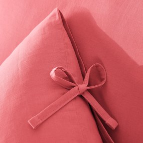 Effen kussensloop te strikken in katoen , Scenario