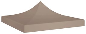 vidaXL Partytentdak 270 g/m² 2x2 m taupe