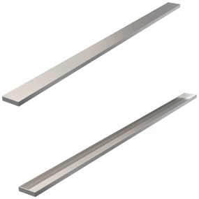 Brauer los multifunctioneel tegelinlegrooster 120cm RVS geborsteld