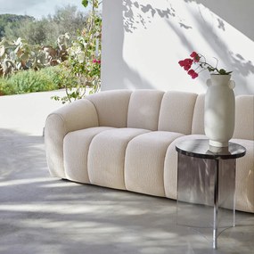 Ronde bijzettafel in acryl, Akrili.