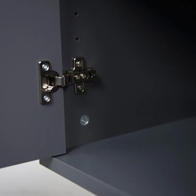 Tenzo Bess Mat Grijs Dressoir Eiken - 200x43x82cm.