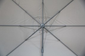 Zweefparasol  3x3.5m S2 Excellent (excl. voet) Taupe-naturel-bruin Camello Luna
