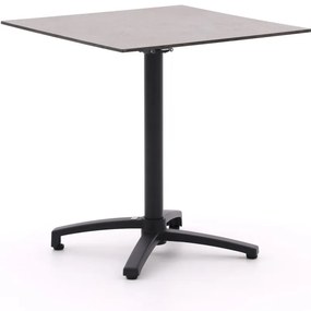 Inklapbare tafel Bellagio | Vierkant | Tuintafel Kunststof | 70x70cm | 2 personen | Kees Smit Tuinmeubelen
