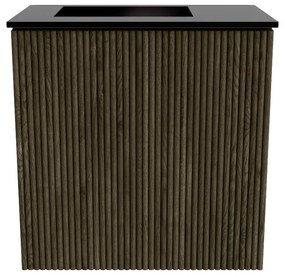 Mondiaz Joya 40cm toiletmeubel shadow met wastafel faye links 1 kraangat urban