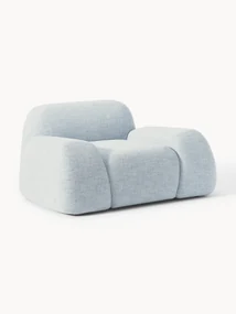 Loungefauteuil Wolke van bouclé