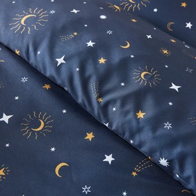 Bedset in recycled microvezel, vierkante kussensloop