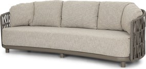 Stoel en Bank Loungeset 5 personen Rope Taupe  Santika Furniture Santika