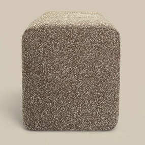 Halbankje Zachte Stof Taupe 72 Cm