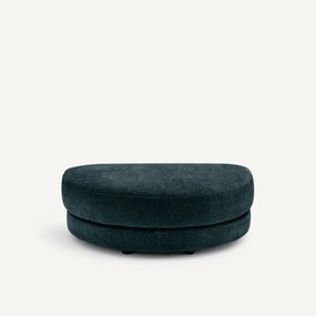 Modulaire voetensteun in chenille fluweel, TIBERIO