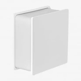 Led Buitenwandlamp In Aluminium Met 4 Zuvane Lichtpunten Wit - Sklum