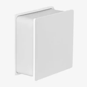 Led Buitenwandlamp In Aluminium Met 4 Zuvane Lichtpunten Wit - Sklum