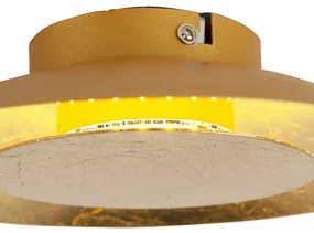 Art Deco plafondlamp goud/messing incl. LED - Sun Modern rond Binnenverlichting Lamp