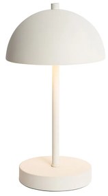 Set van 2 buiten tafellampen mushroom wit oplaadbaar - Keira