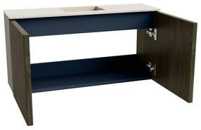 Mondiaz Joya DLux 80cm toiletmeubel shadow met wastafel faye midden zonder kraangat meli
