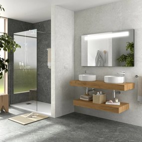 Muebles Hoyo wastafelblad 120cm warm eiken